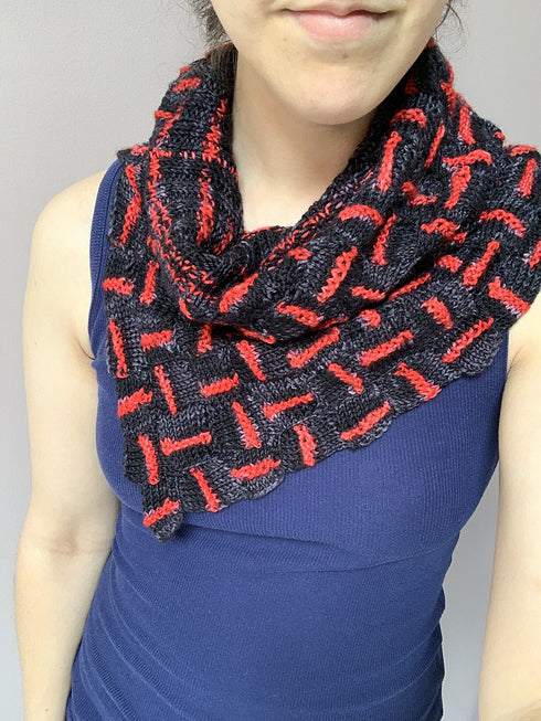 Modular KNITTING PATTERN: NoBreaks Pooled Cowl